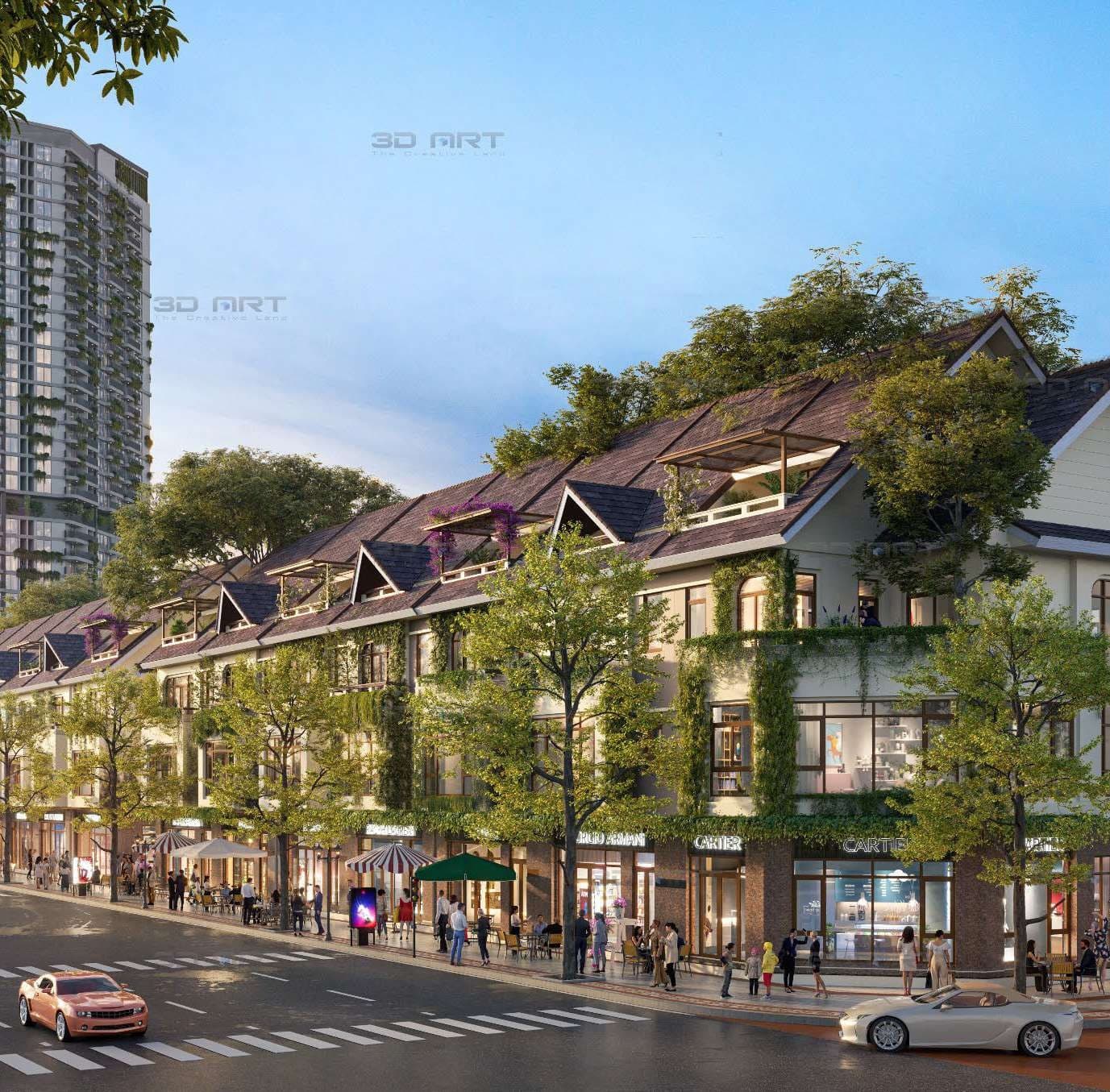 Phố shophouse thương mại EcoPalace