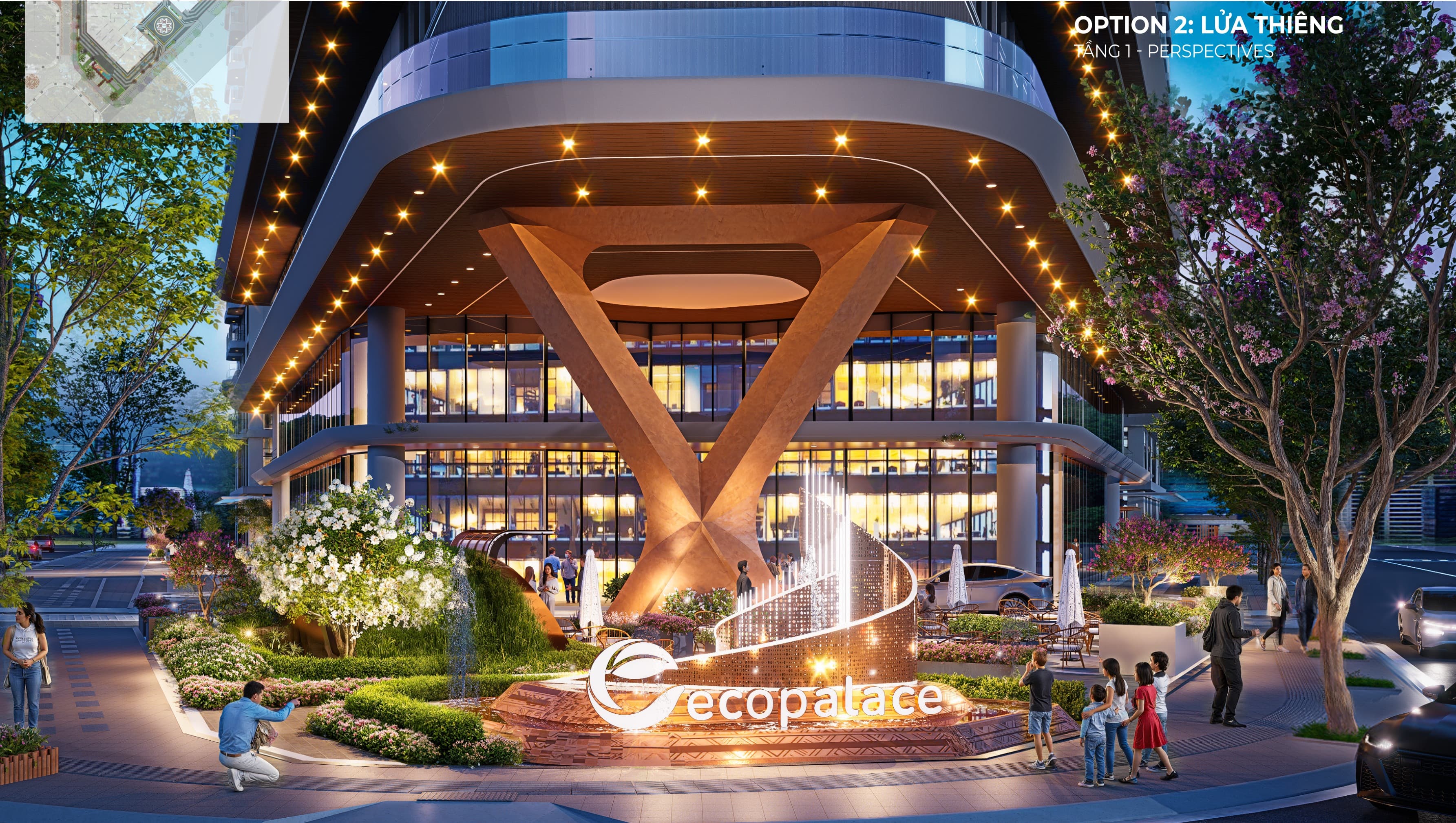 EcoPalace – Cổng chào biểu tượng