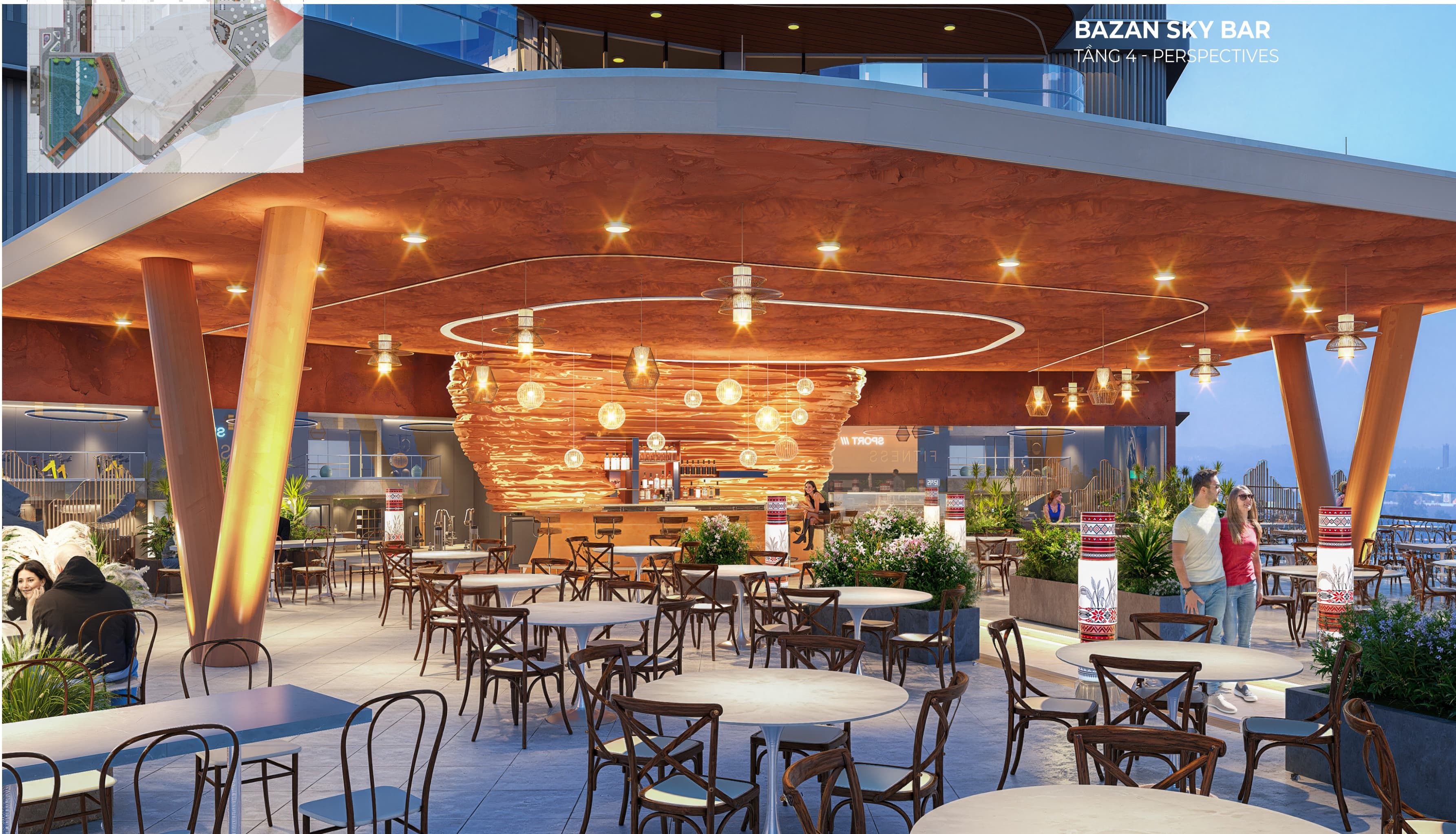 EcoPalace – Bazan Sky Bar rooftop